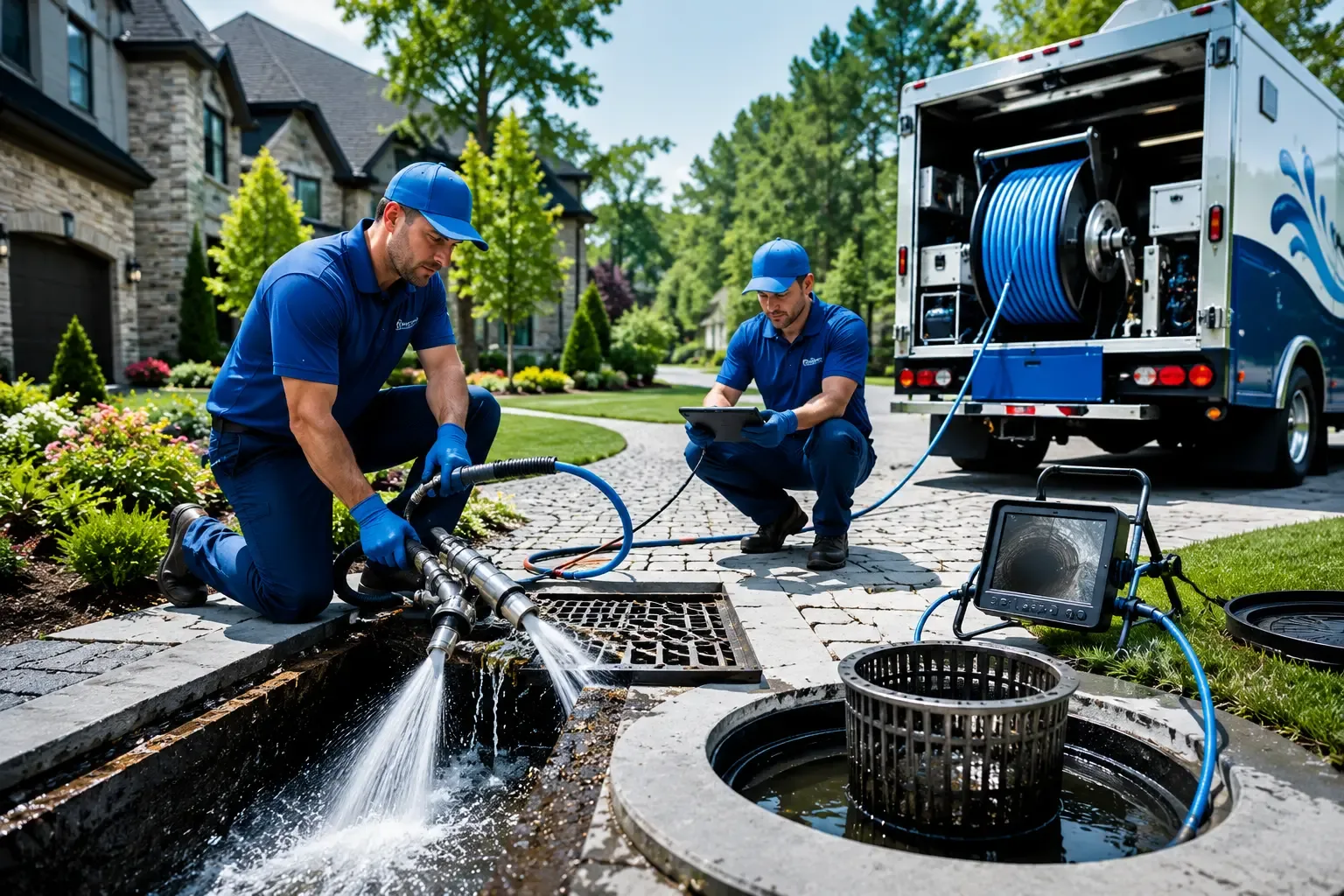 Local outdoor drain cleaning professionals in Colfax, WI
