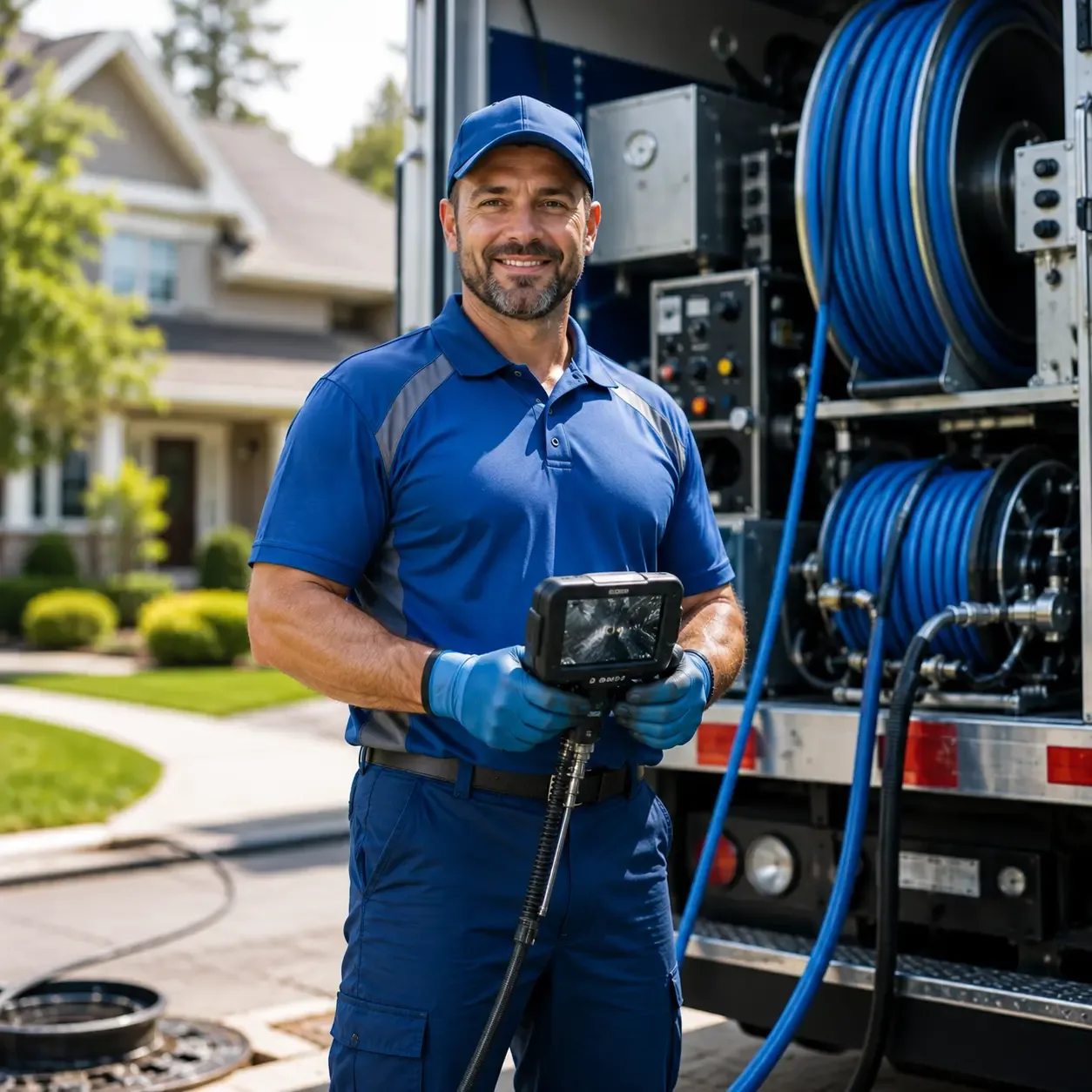 Local outdoor drain cleaning specialists in Colfax, WI